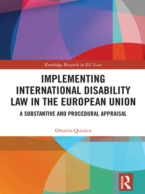 cover image of Implementing International Disability Law in the European Union